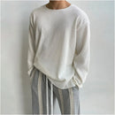 LIGHTWEIGHT KNITTED LONG SLEEVE BASE TEE URBANCLANS