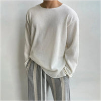LIGHTWEIGHT KNITTED LONG SLEEVE BASE TEE