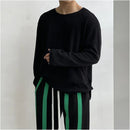 LIGHTWEIGHT KNITTED LONG SLEEVE BASE TEE URBANCLANS