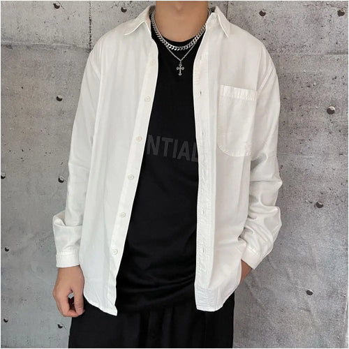 Carmen s INS Dark Retro Cross Pendant Hip Hop Unique Double Layer Design Titanium Steel Necklace for Men s Sweater Chain image 4
