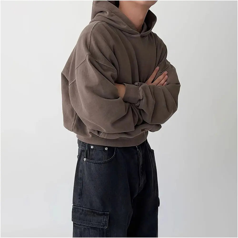 AMERICAN RETRO FLEECE LINED HOODED SWEATSHIRT URBANCLANS