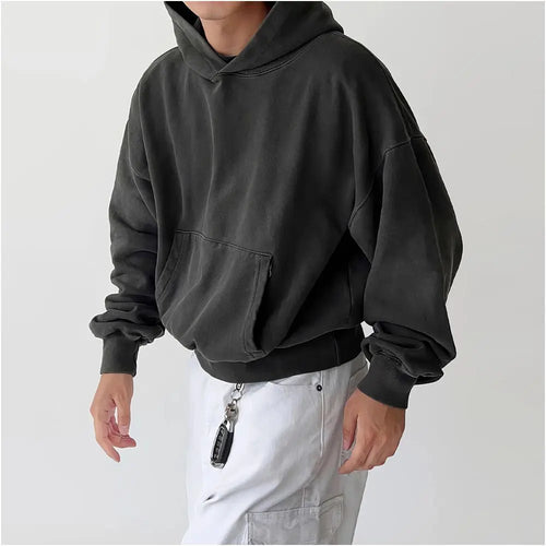 AMERICAN RETRO FLEECE LINED HOODED SWEATSHIRT URBANCLANS