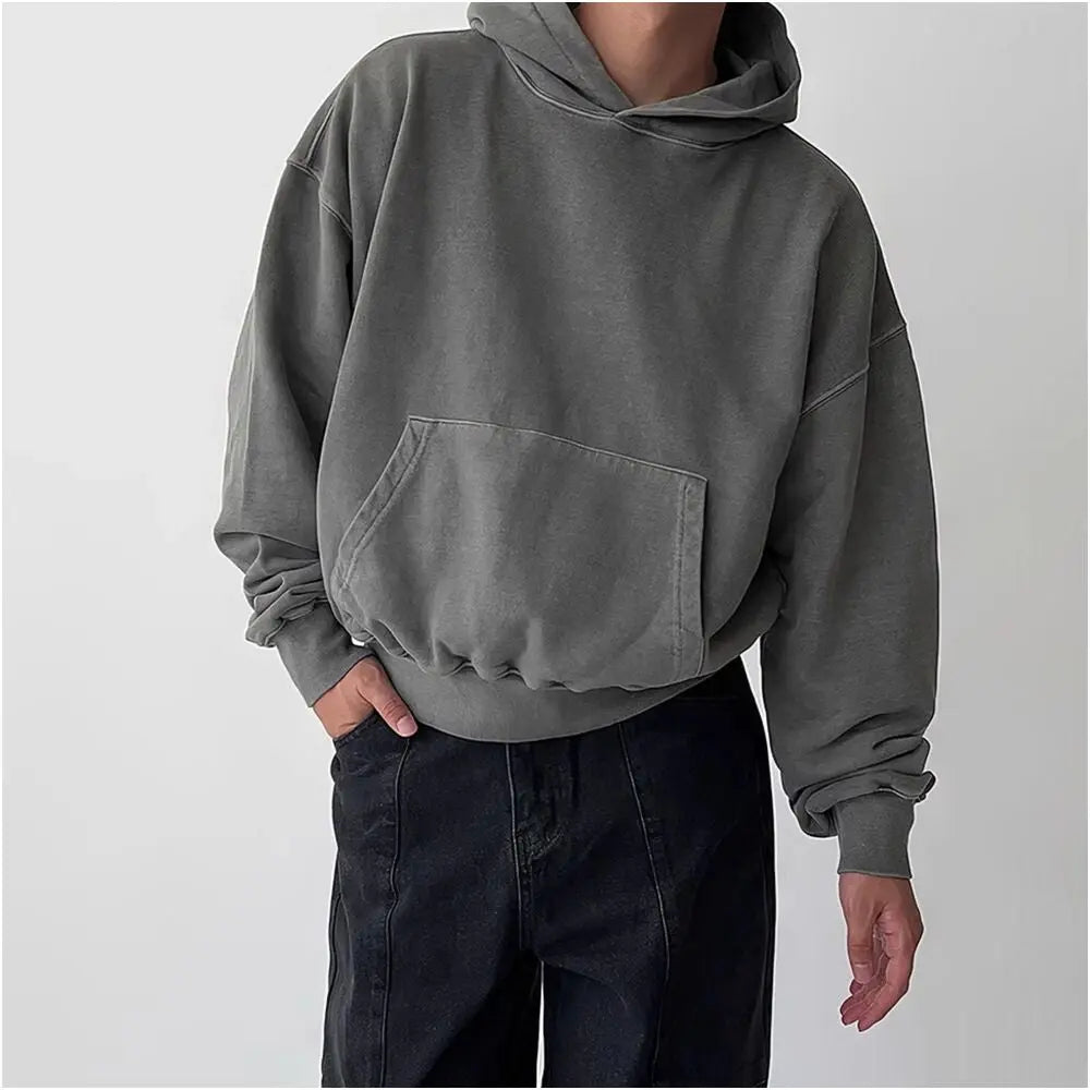 AMERICAN RETRO FLEECE LINED HOODED SWEATSHIRT URBANCLANS