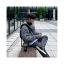 LOOSE FIT CREW NECK KNIT SWEATER URBANCLANS