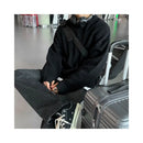 KOREAN LOOSE FIT CREW NECK KNIT SWEATER URBANCLANS