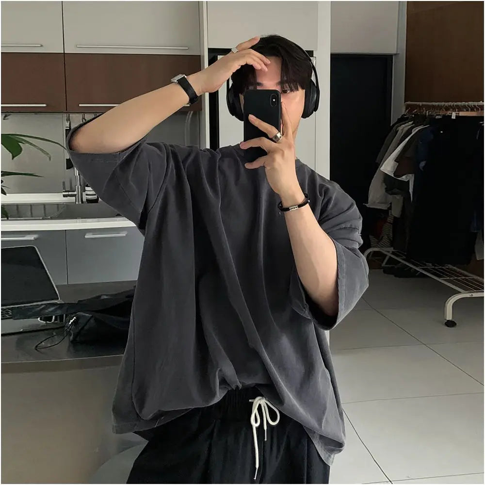 CASUAL ROUND NECK COTTON TEE URBANCLANS