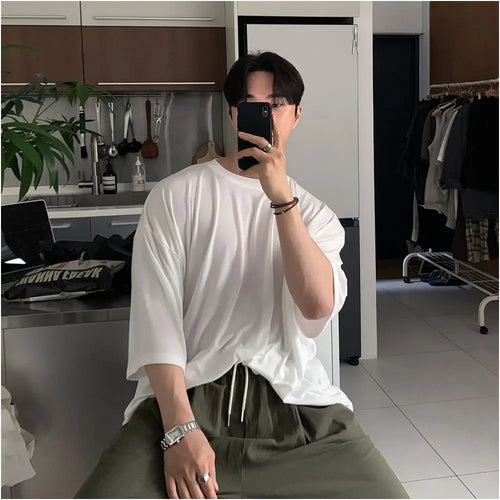 CASUAL ROUND NECK COTTON TEE URBANCLANS