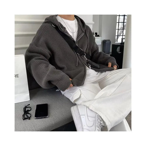 RETRO ZIP KNIT CARDIGAN URBANCLANS