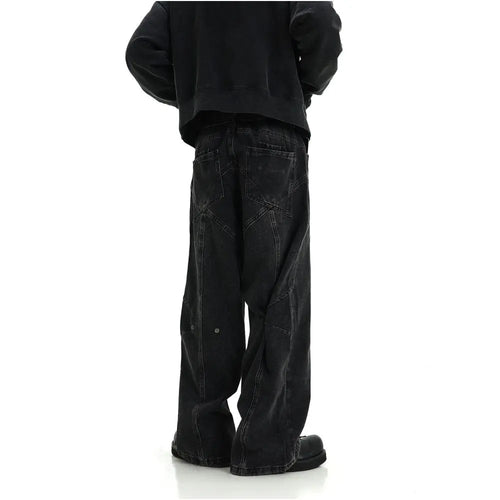 American style niche pants men s design sense cool style high end trendy brand cool street jeans trend image 3