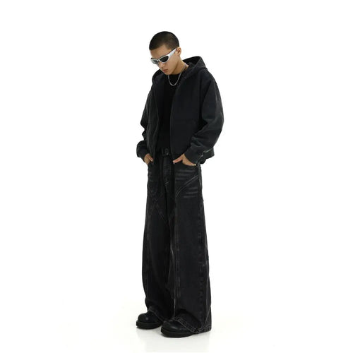 American style niche pants men s design sense cool style high end trendy brand cool street jeans trend image 4