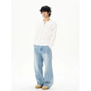American retro high street jeans men s trendy brand cool and trendy explosive street curved pants couple s high end pants image 3