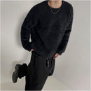 MINK BLEND LOOSE FIT KNIT SWEATER Mrcyc