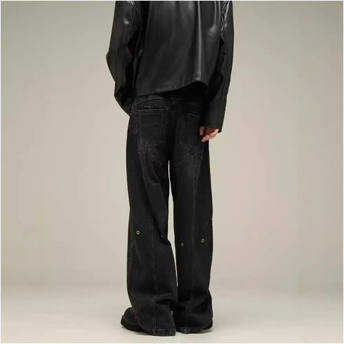 Jmhomme American style niche loose pants for men with a cool and trendy design trendy brand cool and stylish explosive street size image 3