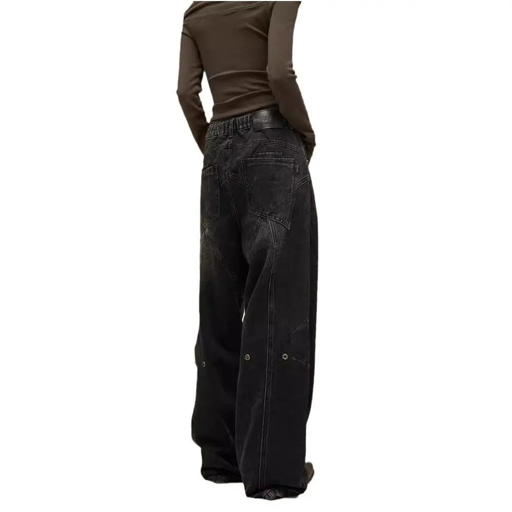 Jmhomme American style niche loose pants for men with a cool and trendy design trendy brand cool and stylish explosive street size image 5