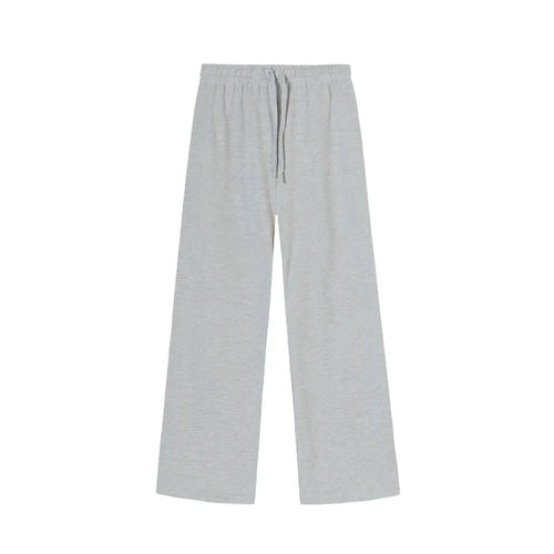 MRCYC pants men s spring and autumn Korean trend wide leg sweatpants pure cotton loose gray sports pants casual pants image 5