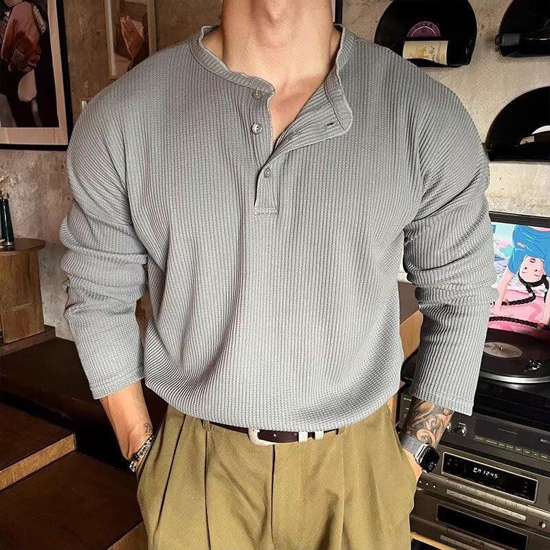 SLIM FIT STRETCH LONG SLEEVE SHIRT https://detail.1688.com/offer/971450079428.html?spm=a26352.b28411319/2508.0.0